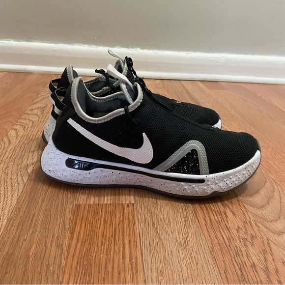 Size 7.5 - Nike PG 4 Team Black Platinum 2020 - Picture 2 of 7